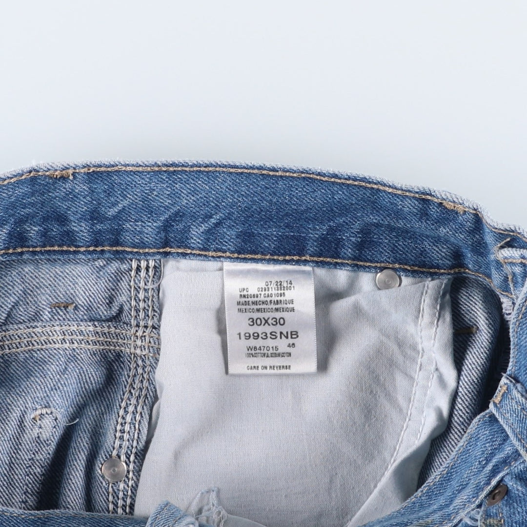Dickies denim painter pants for men, equivalent to W30 cotton blue type Vintage Second Hand
