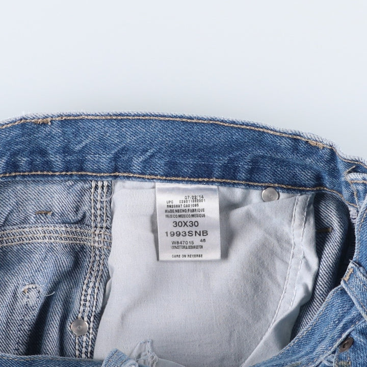 Dickies denim painter pants for men, equivalent to W30 cotton blue type Vintage Second Hand