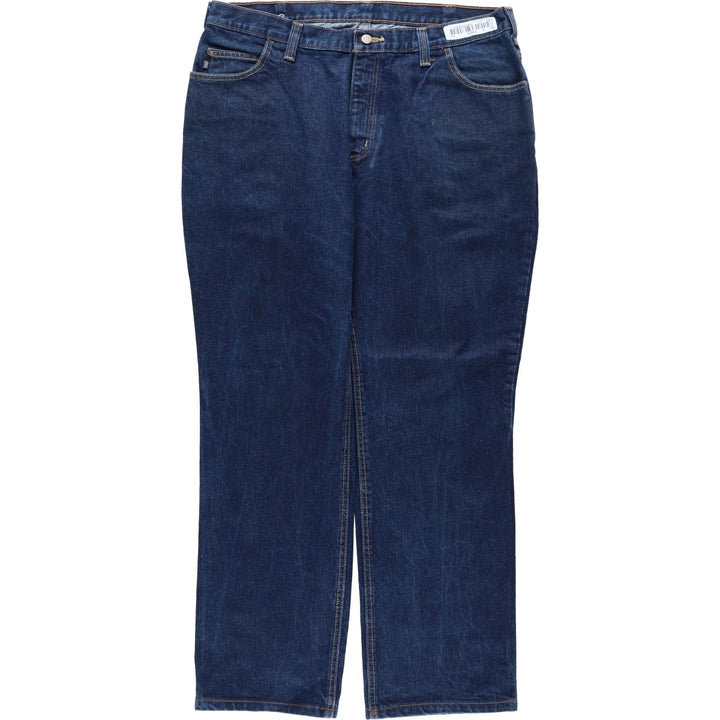 Carhartt FR Series Tapered Denim Pants, Men's Size W40 (approx.) cotton navy blue type Vintage Second Hand