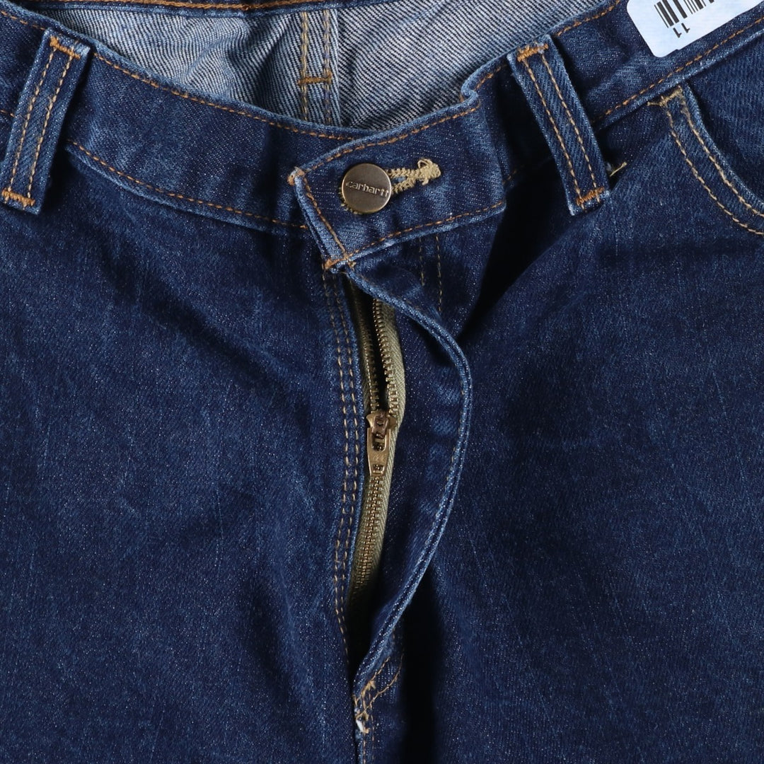 Carhartt FR Series Tapered Denim Pants, Men's Size W40 (approx.) cotton navy blue type Vintage Second Hand