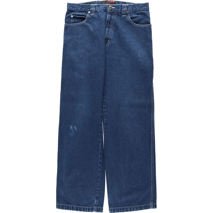 EXHAUST JEANS Denim Painter Pants, Men's W33 (approx.) unclear blue type Vintage Second Hand