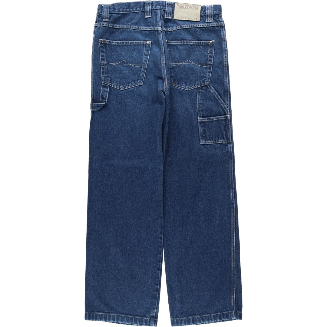 EXHAUST JEANS Denim Painter Pants, Men's W33 (approx.) unclear blue type Vintage Second Hand