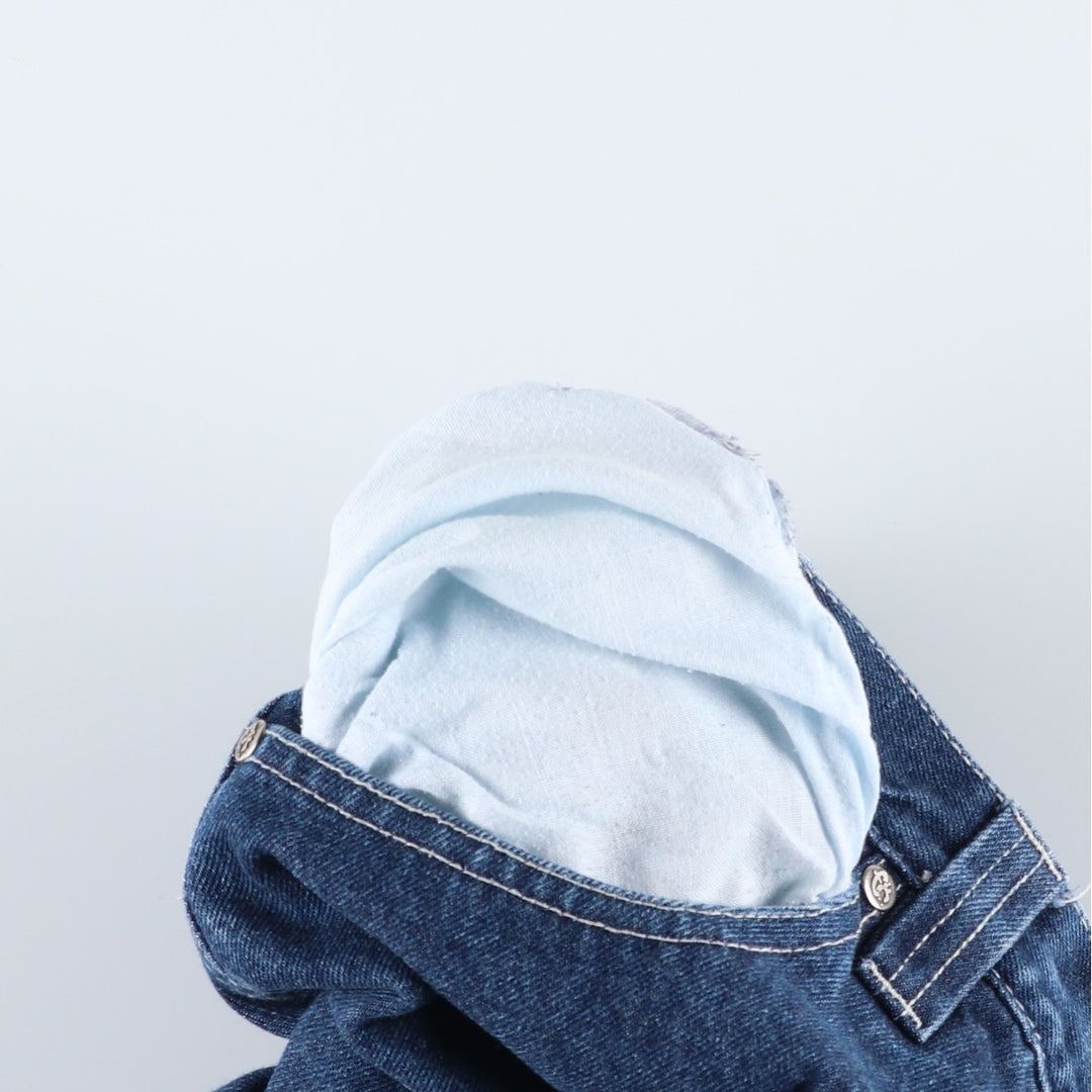 EXHAUST JEANS Denim Painter Pants, Men's W33 (approx.) unclear blue type Vintage Second Hand