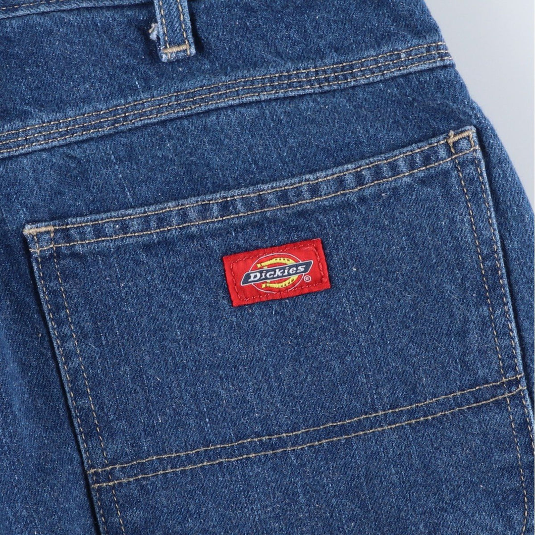 Dickies denim painter pants for men, equivalent to W34 cotton blue type Vintage Second Hand