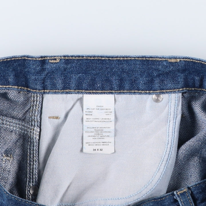Dickies denim painter pants for men, equivalent to W34 cotton blue type Vintage Second Hand