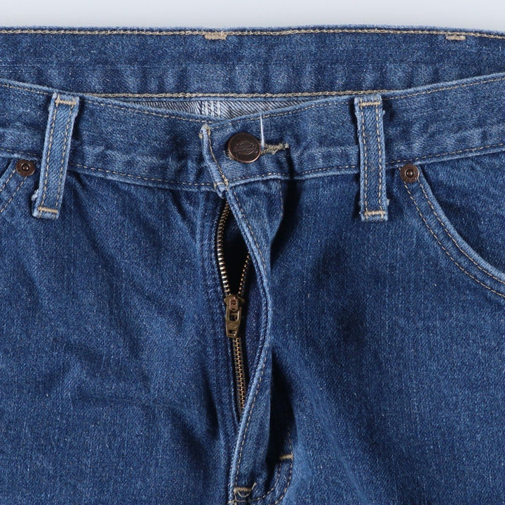 Dickies denim painter pants for men, equivalent to W34 cotton blue type Vintage Second Hand