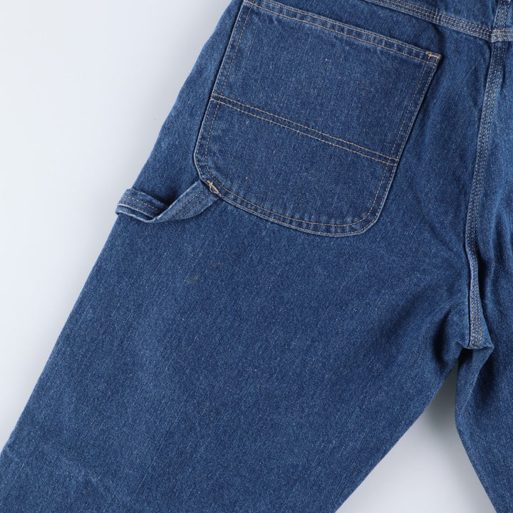 Dickies denim painter pants for men, equivalent to W34 cotton blue type Vintage Second Hand