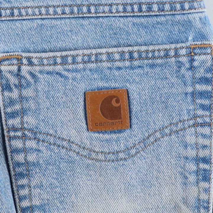 Carhartt Relaxed Fit Tapered Denim Pants for Men, W35 cotton blue type Vintage Second Hand