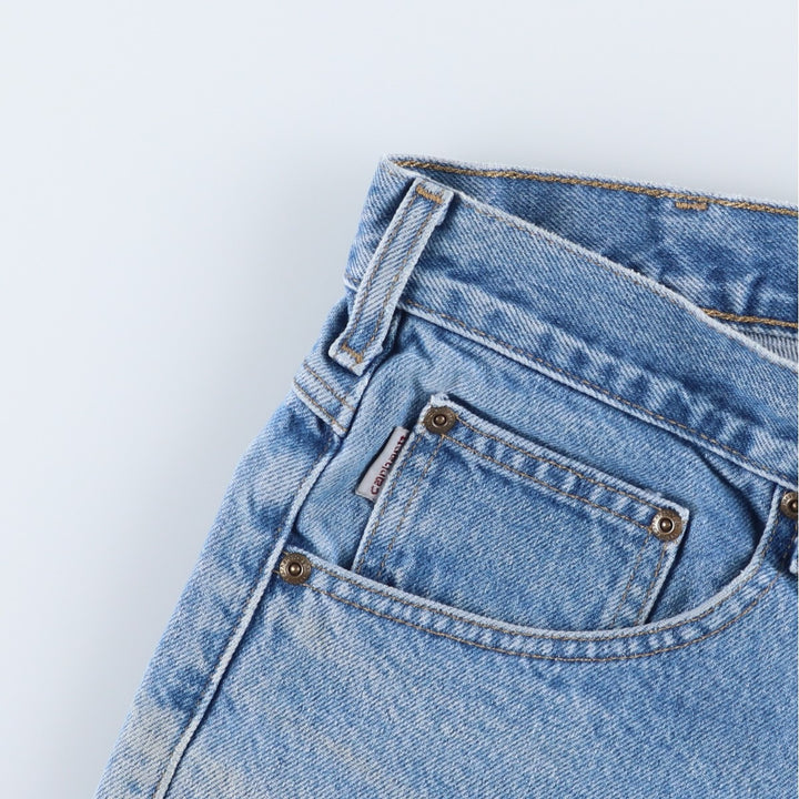 Carhartt Relaxed Fit Tapered Denim Pants for Men, W35 cotton blue type Vintage Second Hand