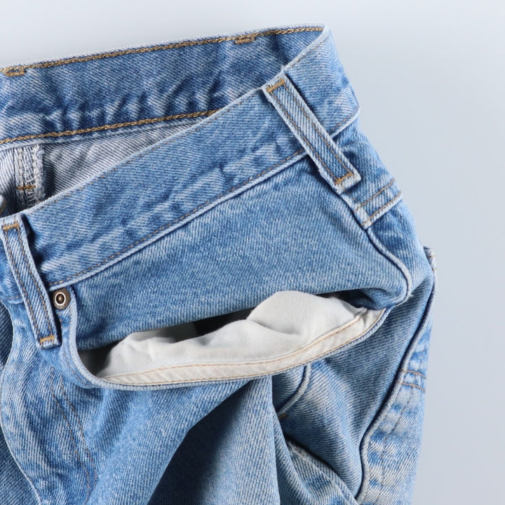 Carhartt Relaxed Fit Tapered Denim Pants for Men, W35 cotton blue type Vintage Second Hand