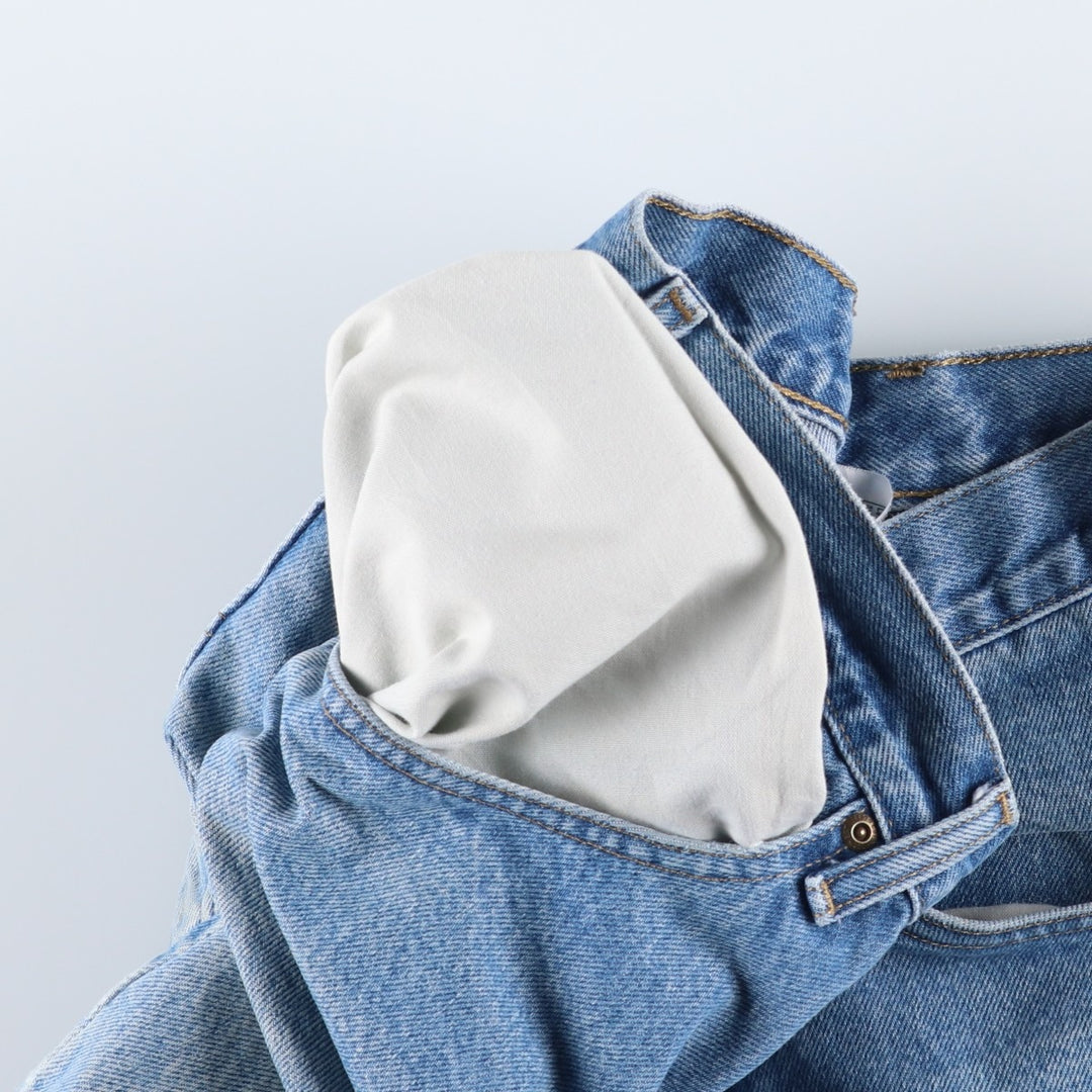 Carhartt Relaxed Fit Tapered Denim Pants for Men, W35 cotton blue type Vintage Second Hand