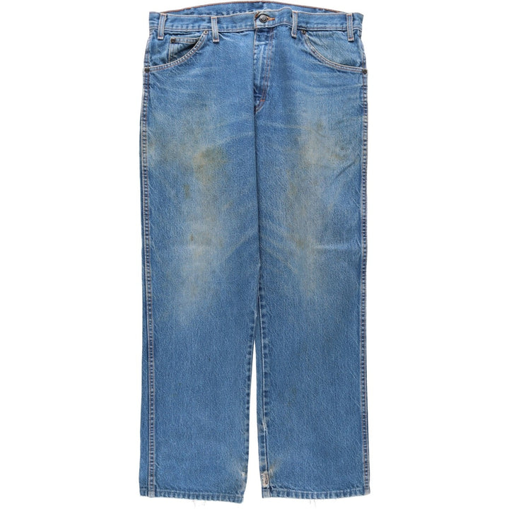 Dickies Regular Fit Straight Denim Pants, Men's Size W37 (approx.) cotton blue type Vintage Second Hand