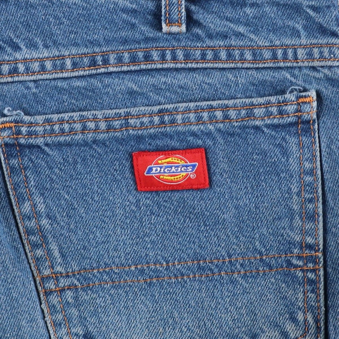 Dickies Regular Fit Straight Denim Pants, Men's Size W37 (approx.) cotton blue type Vintage Second Hand