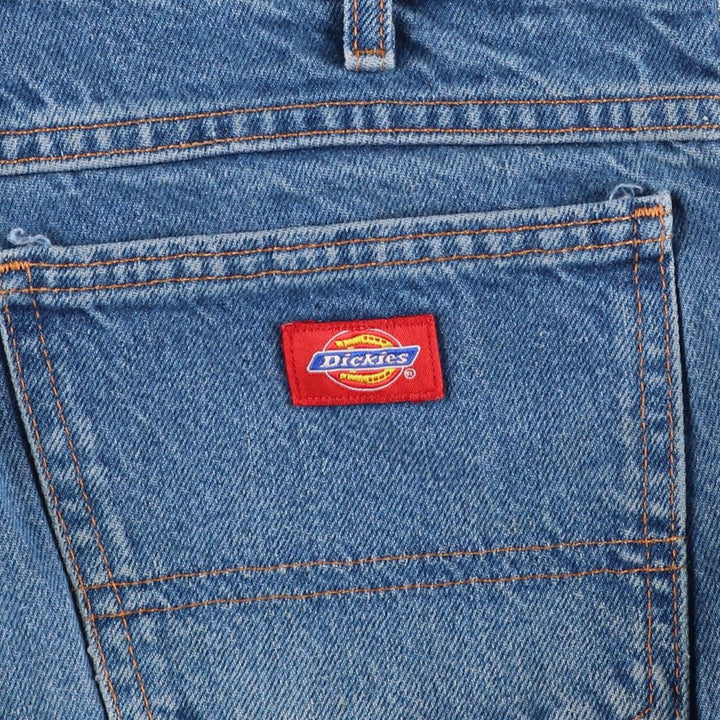 Dickies Regular Fit Straight Denim Pants, Men's Size W37 (approx.) cotton blue type Vintage Second Hand
