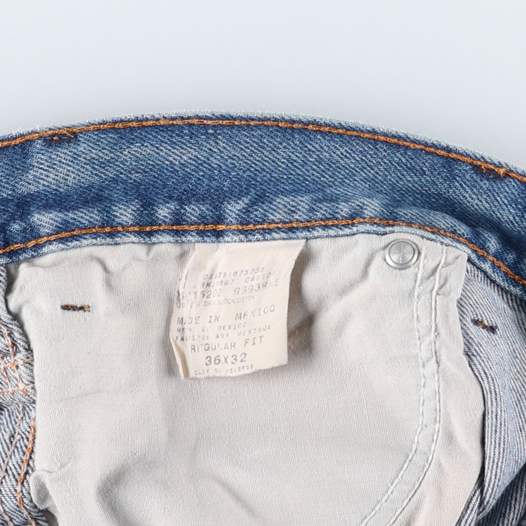 Dickies Regular Fit Straight Denim Pants, Men's Size W37 (approx.) cotton blue type Vintage Second Hand