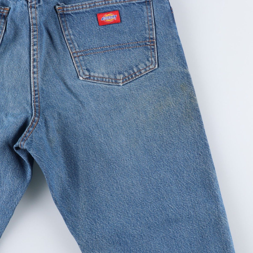 Dickies Regular Fit Straight Denim Pants, Men's Size W37 (approx.) cotton blue type Vintage Second Hand