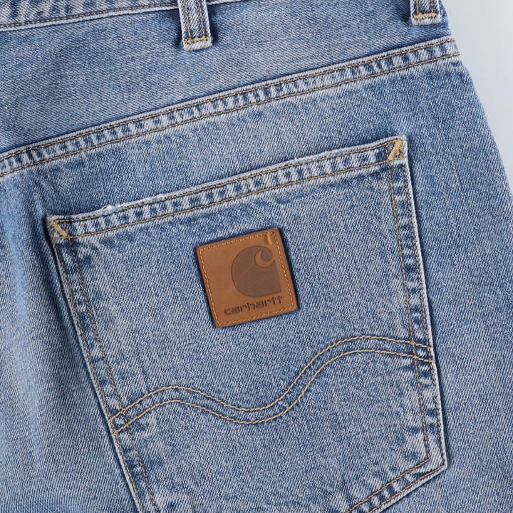 Carhartt MARLOW PANT Tapered Denim Pants, Men's W35 (approx.) cotton blue type Vintage Second Hand