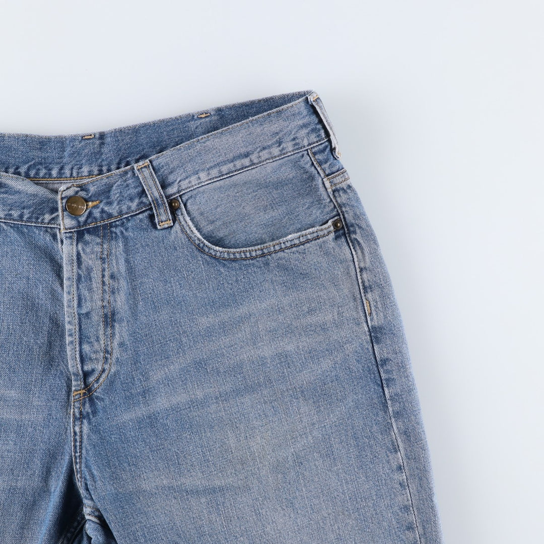 Carhartt MARLOW PANT Tapered Denim Pants, Men's W35 (approx.) cotton blue type Vintage Second Hand