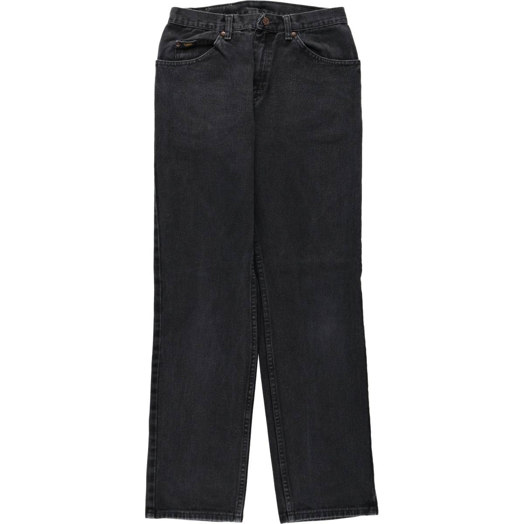 Lee Black Denim Straight Denim Pants, Men's, Size W30 unclear black type Vintage Second Hand