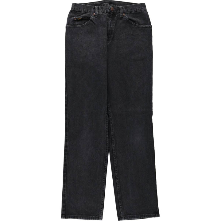 Lee Black Denim Straight Denim Pants, Men's, Size W30 unclear black type Vintage Second Hand