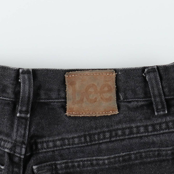 Lee Black Denim Straight Denim Pants, Men's, Size W30 unclear black type Vintage Second Hand