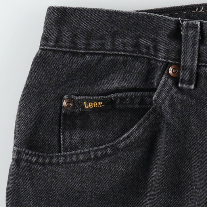 Lee Black Denim Straight Denim Pants, Men's, Size W30 unclear black type Vintage Second Hand
