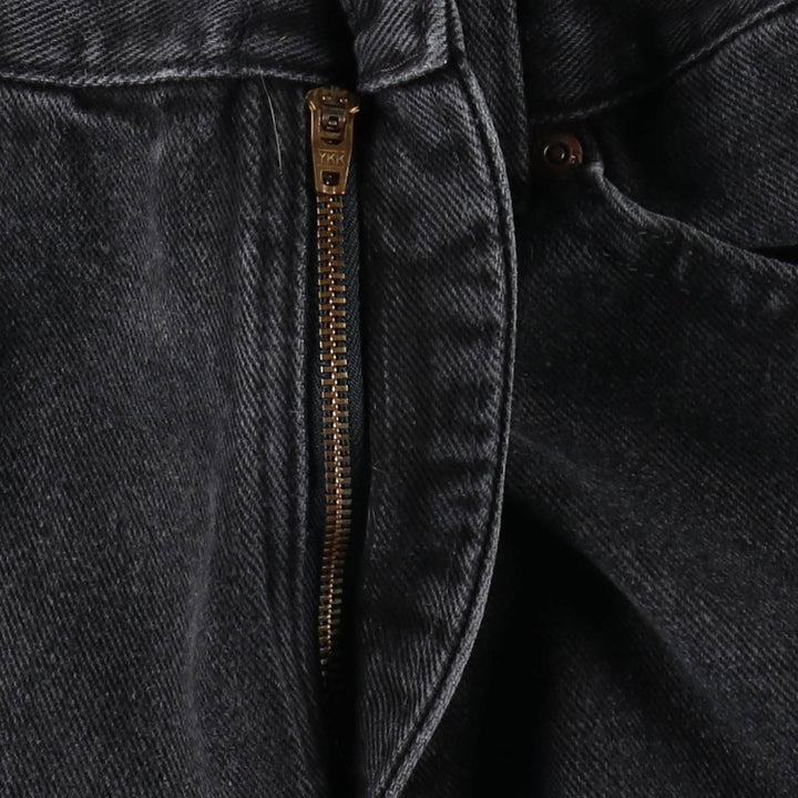 Lee Black Denim Straight Denim Pants, Men's, Size W30 unclear black type Vintage Second Hand
