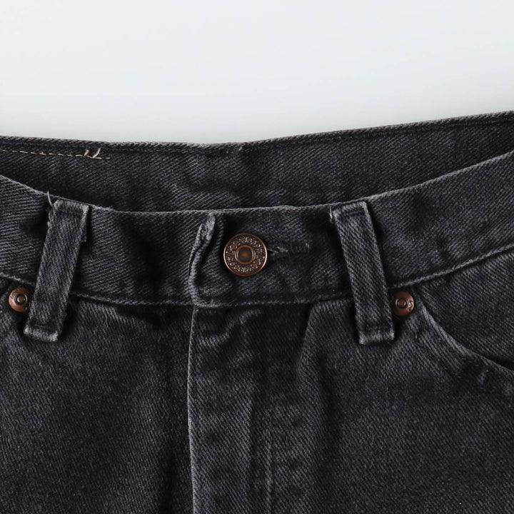 Lee Black Denim Straight Denim Pants, Men's, Size W30 unclear black type Vintage Second Hand