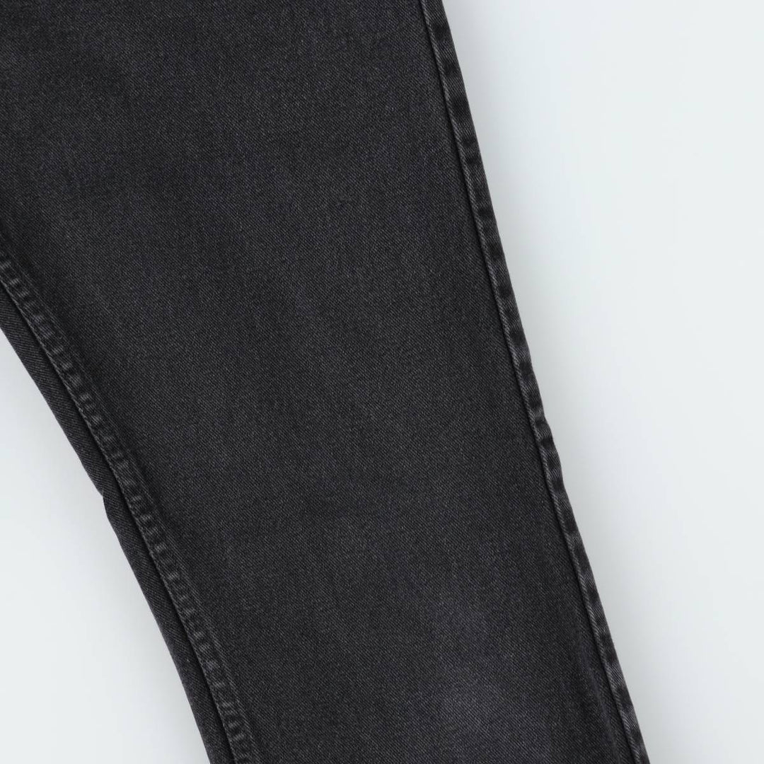 Lee Black Denim Straight Denim Pants, Men's, Size W30 unclear black type Vintage Second Hand