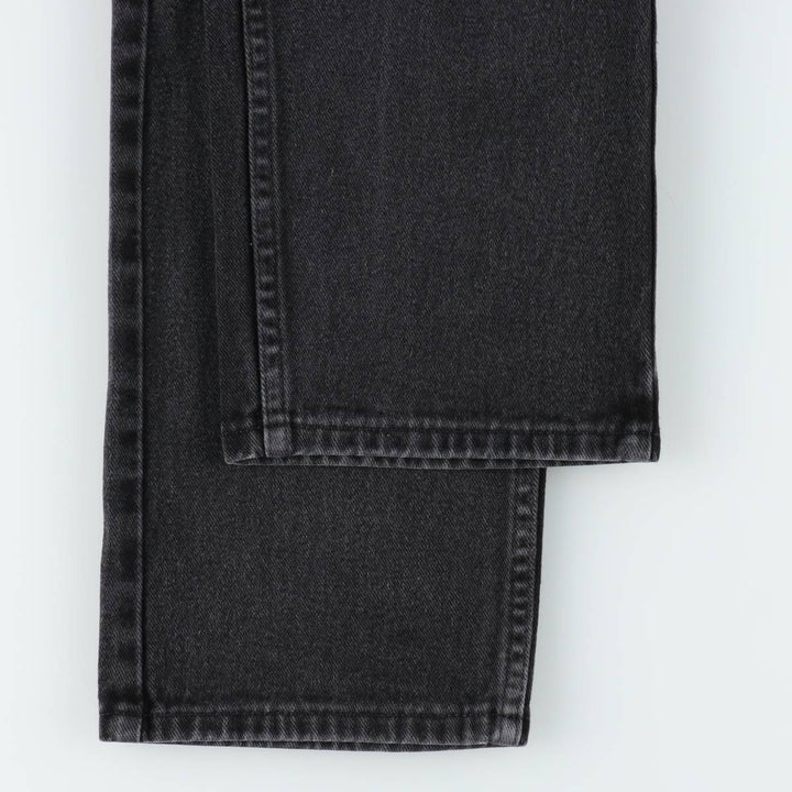Lee Black Denim Straight Denim Pants, Men's, Size W30 unclear black type Vintage Second Hand