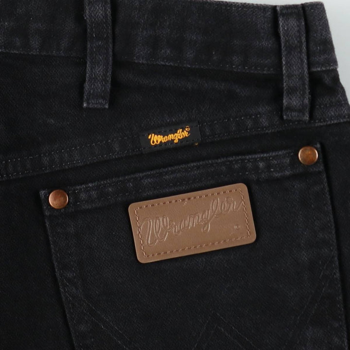 90s-00'S Wrangler Black Denim Straight Leg Jeans, Men's Size W34 (approx.), Vintage cotton black type Vintage Second Hand