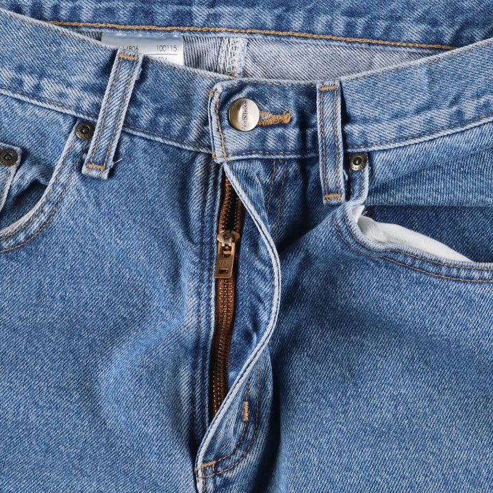 Carhartt Straight Traditional Fit Tapered Denim Pants, Men's W32 (approx.) cotton blue type Vintage Second Hand