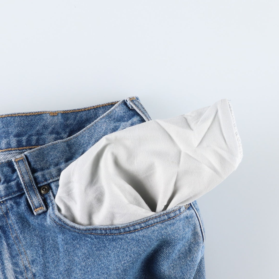 Carhartt Straight Traditional Fit Tapered Denim Pants, Men's W32 (approx.) cotton blue type Vintage Second Hand