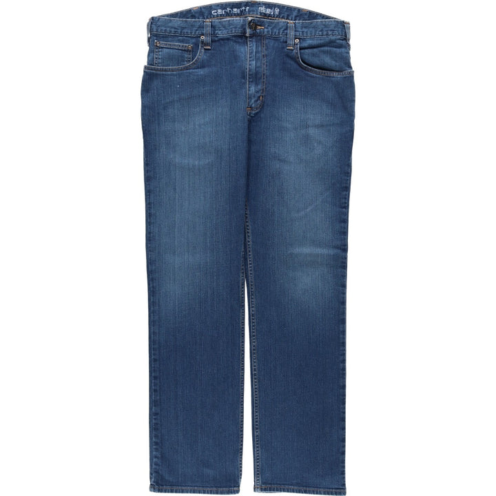Carhartt Relaxed Fit Tapered Denim Pants for Men, W37 cotton blue type Vintage Second Hand
