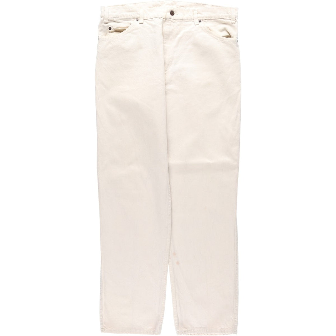 1990'S Levi's 40840-0254 Tapered Denim Pants, Made in USA, Men's Size W38 (approx.), Vintage cotton white type Vintage Second Hand