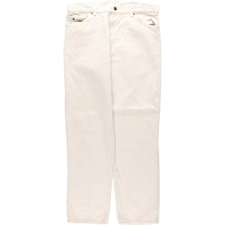 1990'S Levi's 40840-0254 Tapered Denim Pants, Made in USA, Men's Size W38 (approx.), Vintage cotton white type Vintage Second Hand