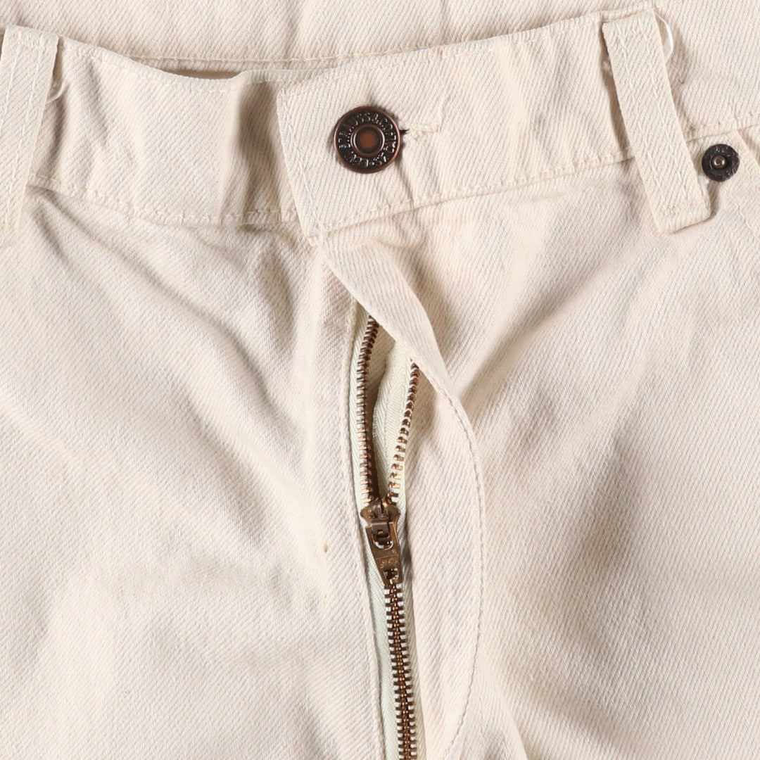 1990'S Levi's 40840-0254 Tapered Denim Pants, Made in USA, Men's Size W38 (approx.), Vintage cotton white type Vintage Second Hand