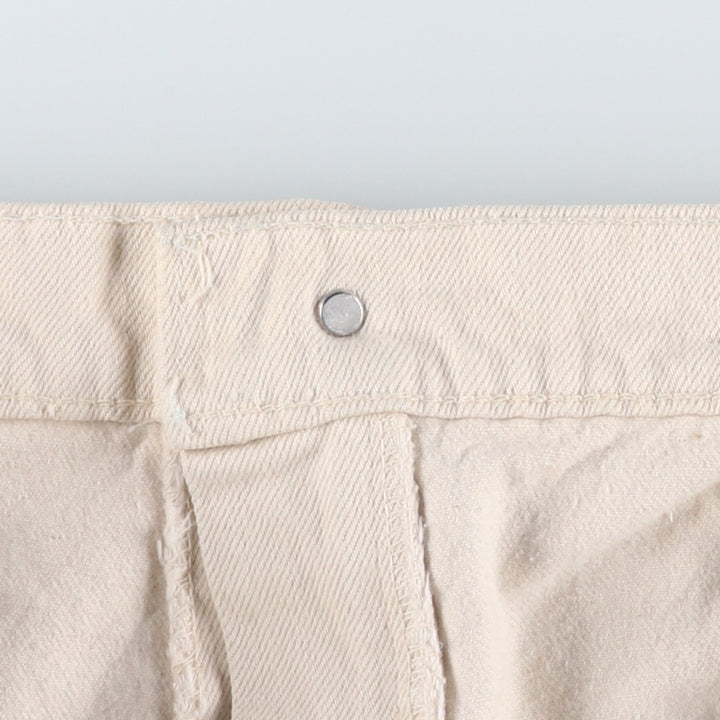 1990'S Levi's 40840-0254 Tapered Denim Pants, Made in USA, Men's Size W38 (approx.), Vintage cotton white type Vintage Second Hand