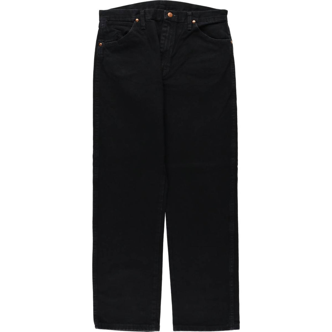 90s-00'S Wrangler Black Denim Tapered Jeans, Men's Size W36 (approx.), Vintage cotton black type Vintage Second Hand