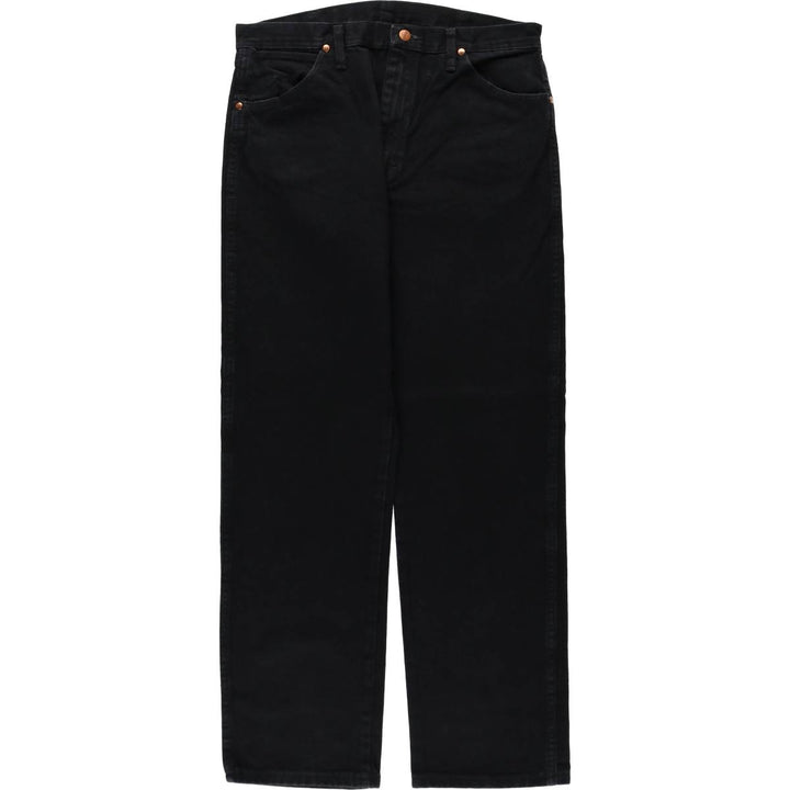 90s-00'S Wrangler Black Denim Tapered Jeans, Men's Size W36 (approx.), Vintage cotton black type Vintage Second Hand