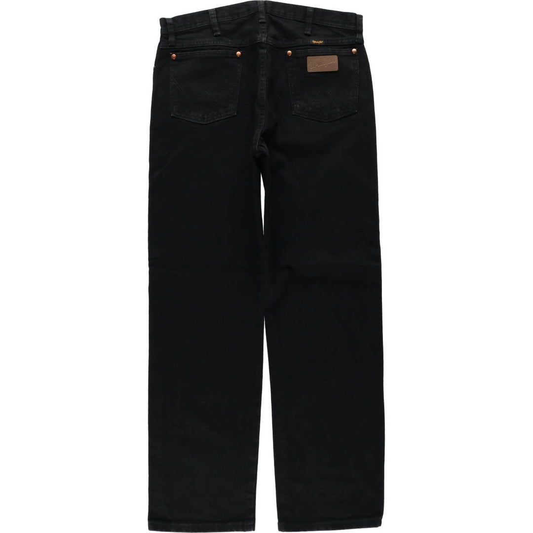90s-00'S Wrangler Black Denim Tapered Jeans, Men's Size W36 (approx.), Vintage cotton black type Vintage Second Hand