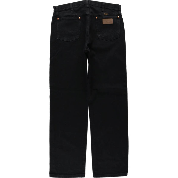 90s-00'S Wrangler Black Denim Tapered Jeans, Men's Size W36 (approx.), Vintage cotton black type Vintage Second Hand