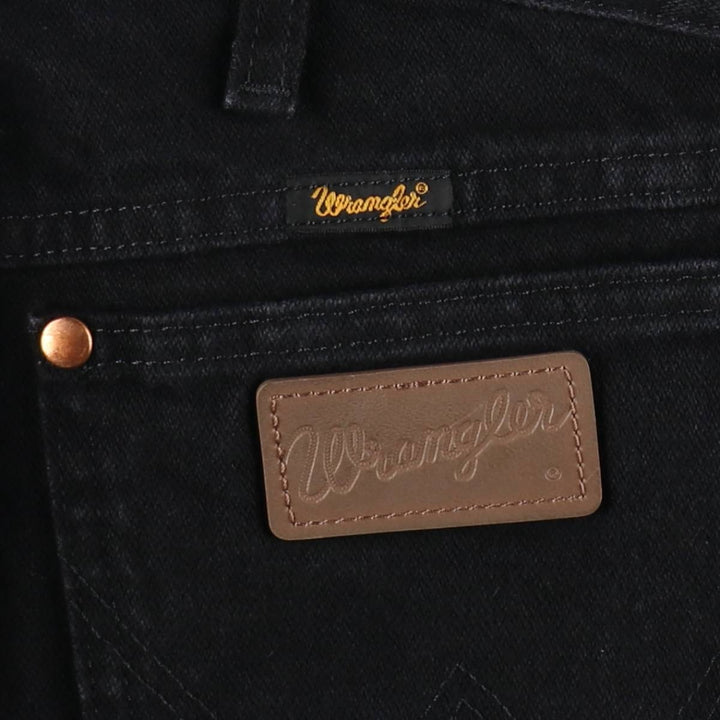 90s-00'S Wrangler Black Denim Tapered Jeans, Men's Size W36 (approx.), Vintage cotton black type Vintage Second Hand