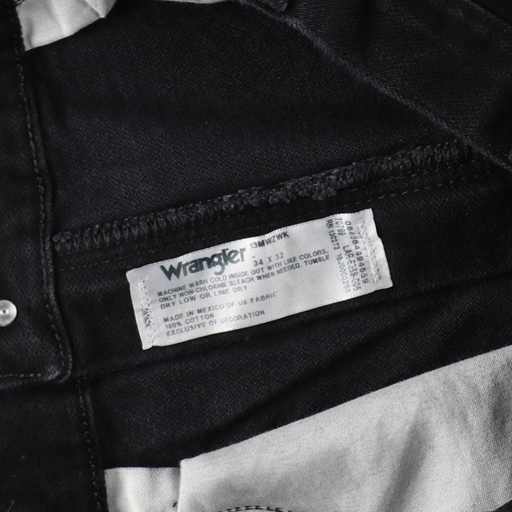 90s-00'S Wrangler Black Denim Tapered Jeans, Men's Size W36 (approx.), Vintage cotton black type Vintage Second Hand