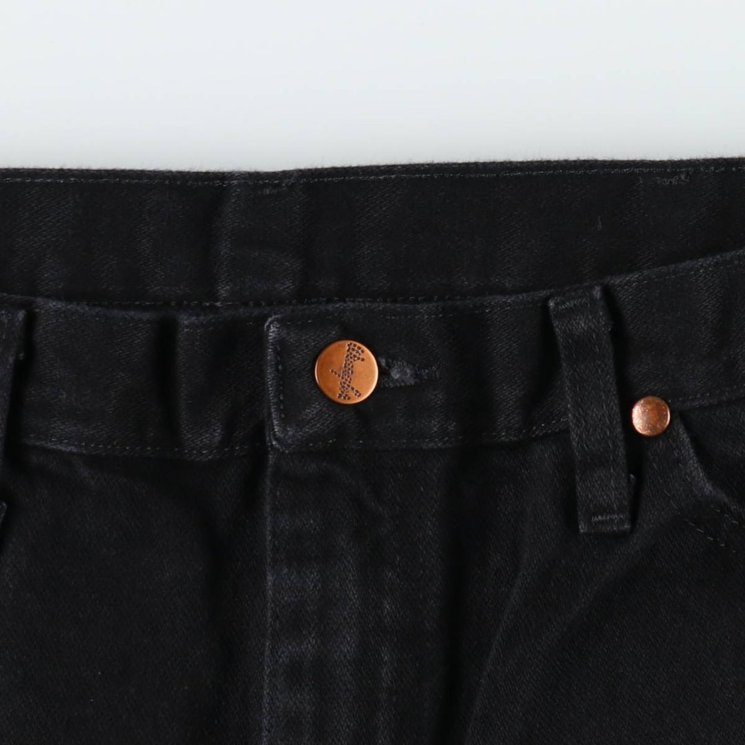 90s-00'S Wrangler Black Denim Tapered Jeans, Men's Size W36 (approx.), Vintage cotton black type Vintage Second Hand