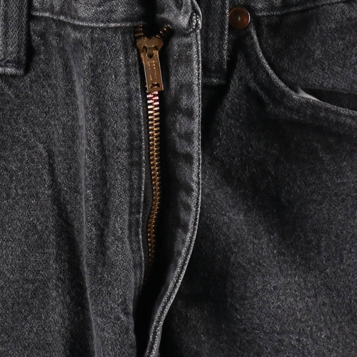 80s-90'S Wrangler Black Denim Straight Leg Jeans, Made in USA, Men's Size W31 (approx.), Vintage unclear black type Vintage Second Hand