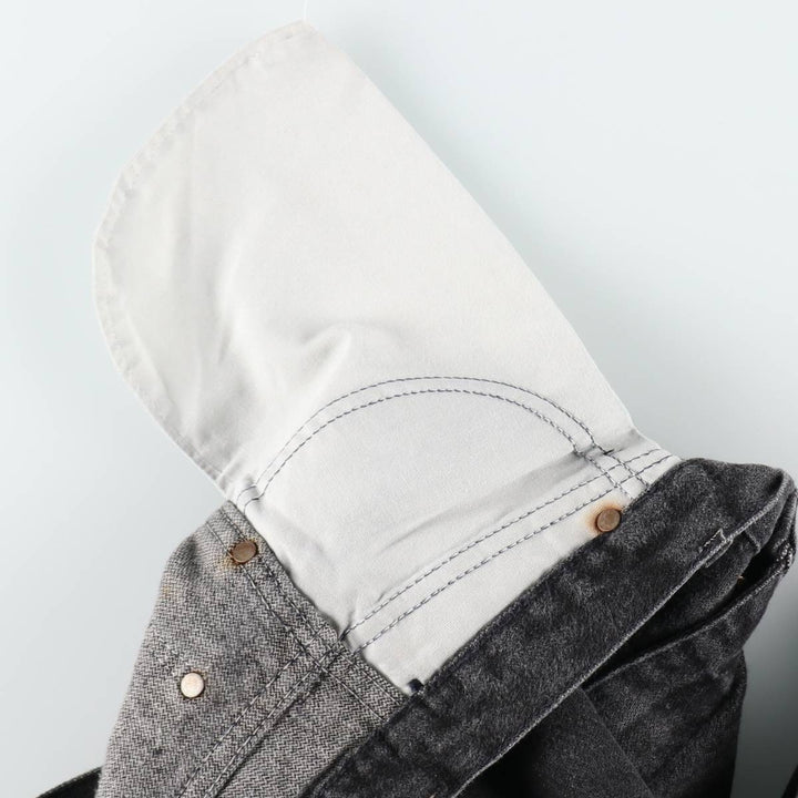 80s-90'S Wrangler Black Denim Straight Leg Jeans, Made in USA, Men's Size W31 (approx.), Vintage unclear black type Vintage Second Hand