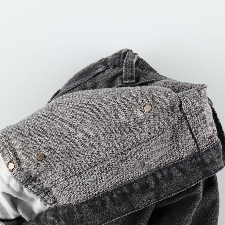 80s-90'S Wrangler Black Denim Straight Leg Jeans, Made in USA, Men's Size W31 (approx.), Vintage unclear black type Vintage Second Hand