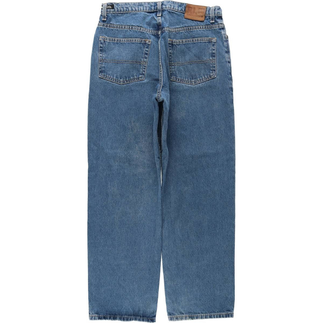 2000'S Ralph Lauren POLO JEANS COMPANY 67 LOOSE FIT Straight Denim Pants, Men's W33 equivalent. cotton blue type Vintage Second Hand