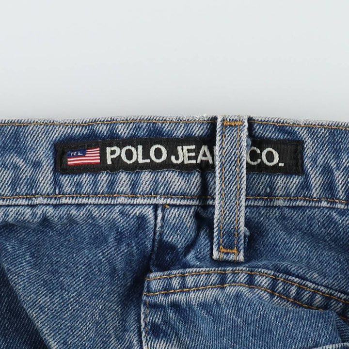 2000'S Ralph Lauren POLO JEANS COMPANY 67 LOOSE FIT Straight Denim Pants, Men's W33 equivalent. cotton blue type Vintage Second Hand